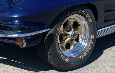 63 Corvette dark blue wheel
