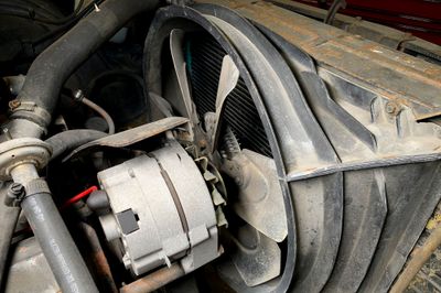 71 Chevelle grey radiator fan shroud